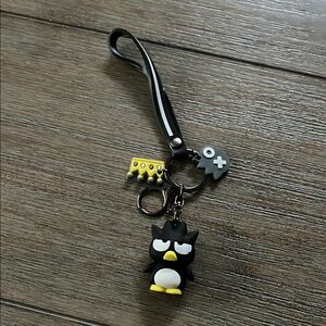 Badtz Maru figurine keychain bag clip
